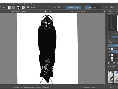 I've also started working on a design for that sleeve i've been planning since I was like, 14
