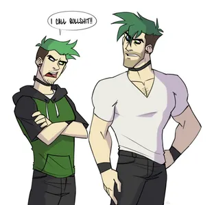 Anti and his dad (not really)