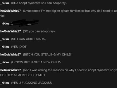 Not me and blue fighting over kids-