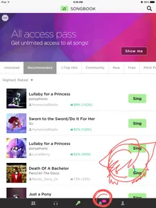 I got on Smule. 44 notifications. 44
