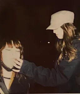 same energy as those two girls doing eachother makeup tbh
