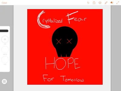 Ba-dummm what I designed for the first cover for the band ;0