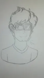 I drew one of my best friends last week.