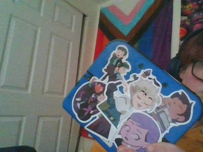 my hunter middle finger sticker came
