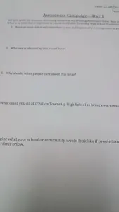 Any advice on an issue I could write about?
