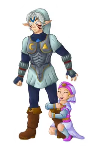 guYS LOOK ONI IS SMILING WHAT HE HAS EMOTIONS OTHER THAN 'FIERCE'