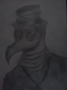I drew a plague doctor