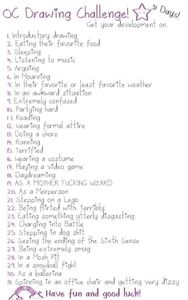 I'm doing a draw you oc challenge! For 31 days! Join me if you want I'll probs make page for it!
