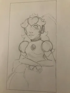 mad wip energy (had to do a Mona Lisa parody so i did peachy as Mona Lisa)
