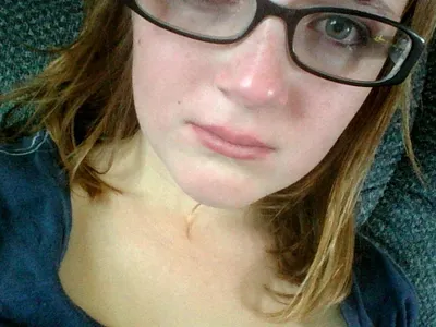 She said she was fine with tears in her eyes
