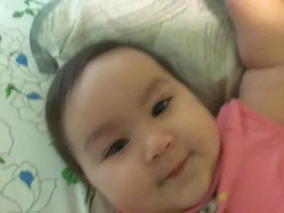 Lemme take a selfie -Baby sis