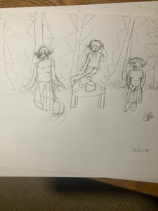 Elves having a tea party <3
