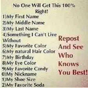 Whoever gets this right then ... Hi my stalker! :3 xD