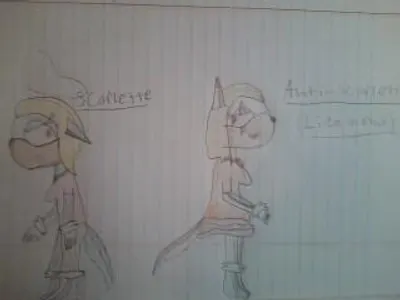 Scarlette and Lizamena (anti-Scarlette)