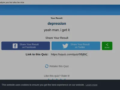 I took a quiz to see what mental illness I have and got this. Dude I know I have it