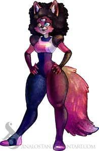 Garnet as a furry