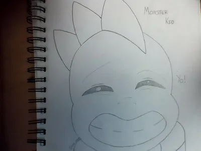 I drew monster kid...