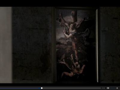 The first scene of archangel Michael