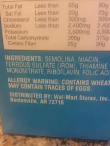 Can I point out how it says IRON! And it's in pasta!