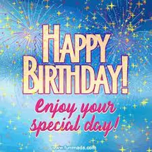 happy birthday cookie hope u have a good day also to the other that are coming happy birthday to ya