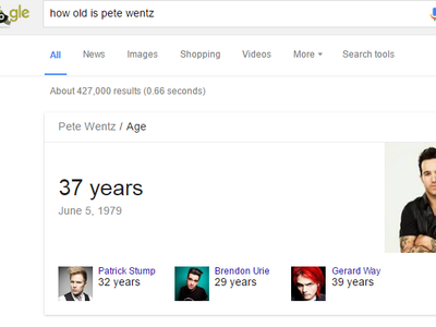EVEN GOOGLE LOVES THE EMO TRINITY