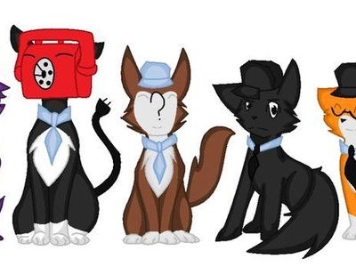 Nightguards as cats.