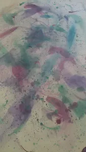 I finger painted