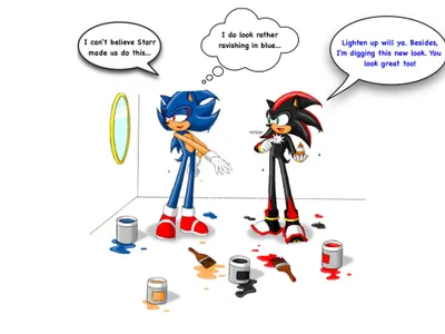 Sonic and Shadow's dare