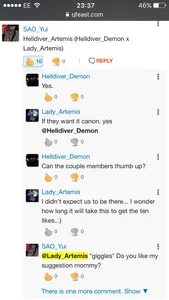 THE FIRST SHIP TO BECOME A QFEAST CANON!!!