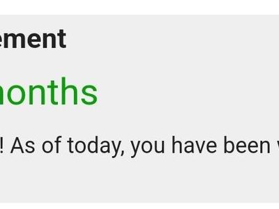 1 month away from 2 years
