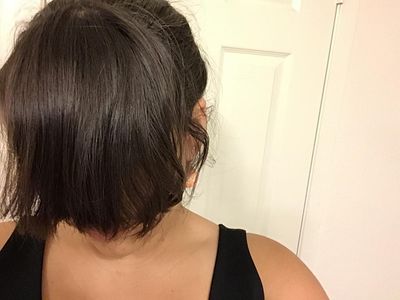 I cut my hair so I could have bangs and this happened