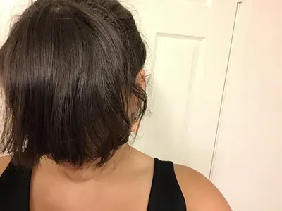 I cut my hair so I could have bangs and this happened