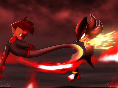 Danny vs Shadow!!!