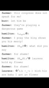 i was alexander hamilton in my past life no joke ((':