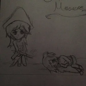 My teacher had me illustrate the Boston Massacre un