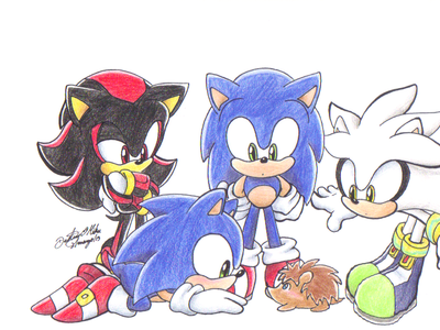 the hedgehogs meet... A hedgehog!