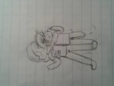 When lè bebe is gone and all you can do is draw her @THE.GREAT.PAPYRUS.and.sans