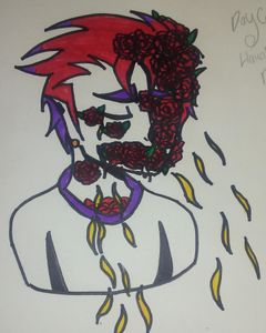 Goretober day 6... Hanahaki disease. ( Poor Alex. )
