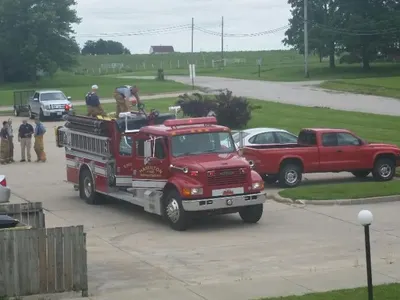 firemen are at my house