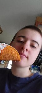 Tired taco before therapy
