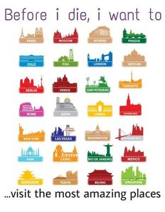 Tokyo,Berlin,London,Moscow,Brussels and Paris...
