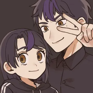 This is me and my genderbend, Kai xD