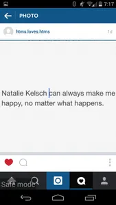 I'm crying, this so sweet. Literally the nicest thing that's ever been said to me.