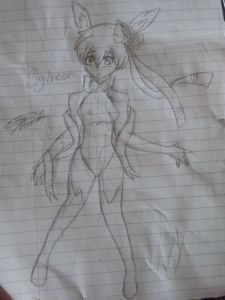 Sylveon as a human @Ticcitoby_the_official