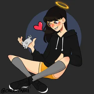 Me, in my Bae's hoodie uwu