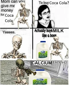 let's have a calcium filled spooky szn ?