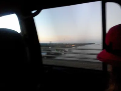 Driving over the Mississippi River!