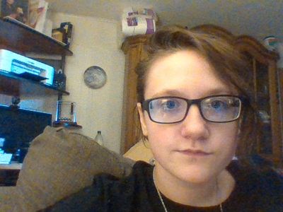 I put my hair up UwU
