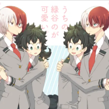 Dang even the genderbend of Todo and Deku are together. Cute couple not gonna lie