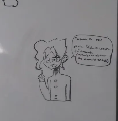 I drew this in French class